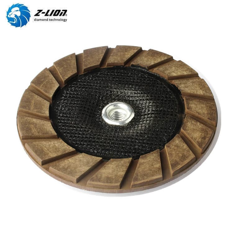 7-inch Ceramic Diamond Grinding Disc for Floor, Concrete Renovation and Coating Removal, M14 Connection