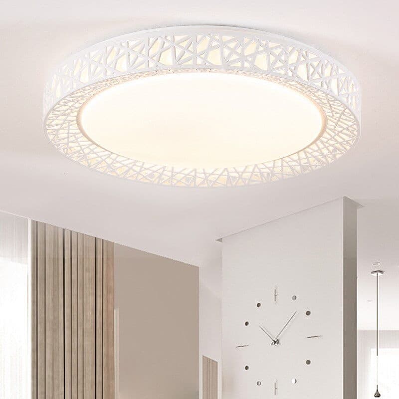 led lampshade shell set simple modern living room ceiling lamp shell cover personalized creative bedroom lampshade round