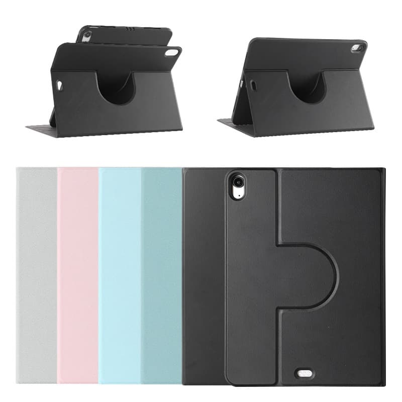 Case for iPad 10, 10.2 Single-Base Rotating Air 6/7 Leather Cover 360-Degree TPU Rotating Mini Sleep/Wake