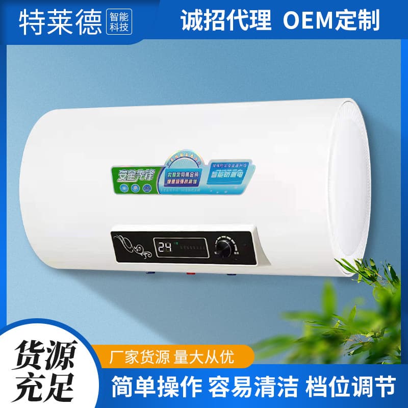 Cross-Border Wholesale Light Wave Electric Water Heater Intelligent Energy-Saving Storage Water Heater Bathroom Bathing Household Electric Water Heater