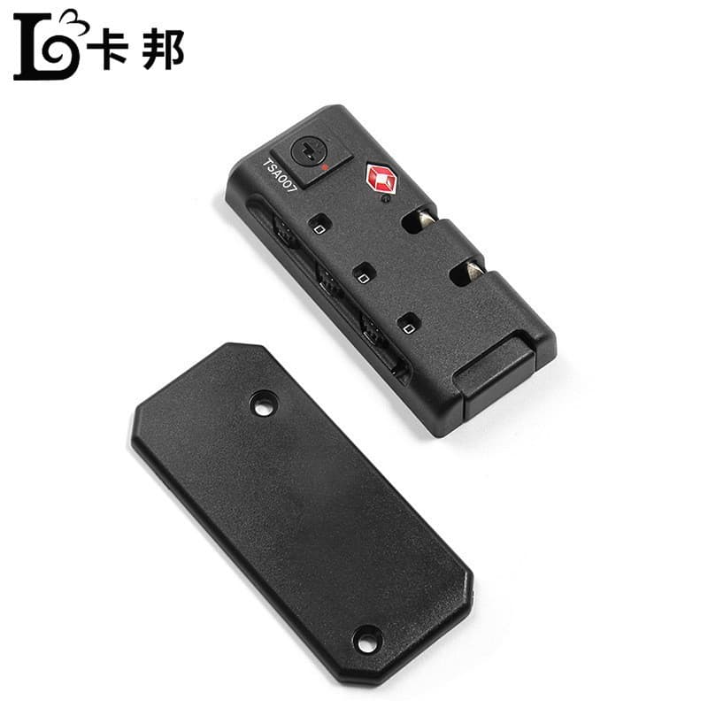 Source Factory TSA007 TSA Lock Suitcase Luggage Combination Lock TSA Fixed Lock Backpack Zipper Lock