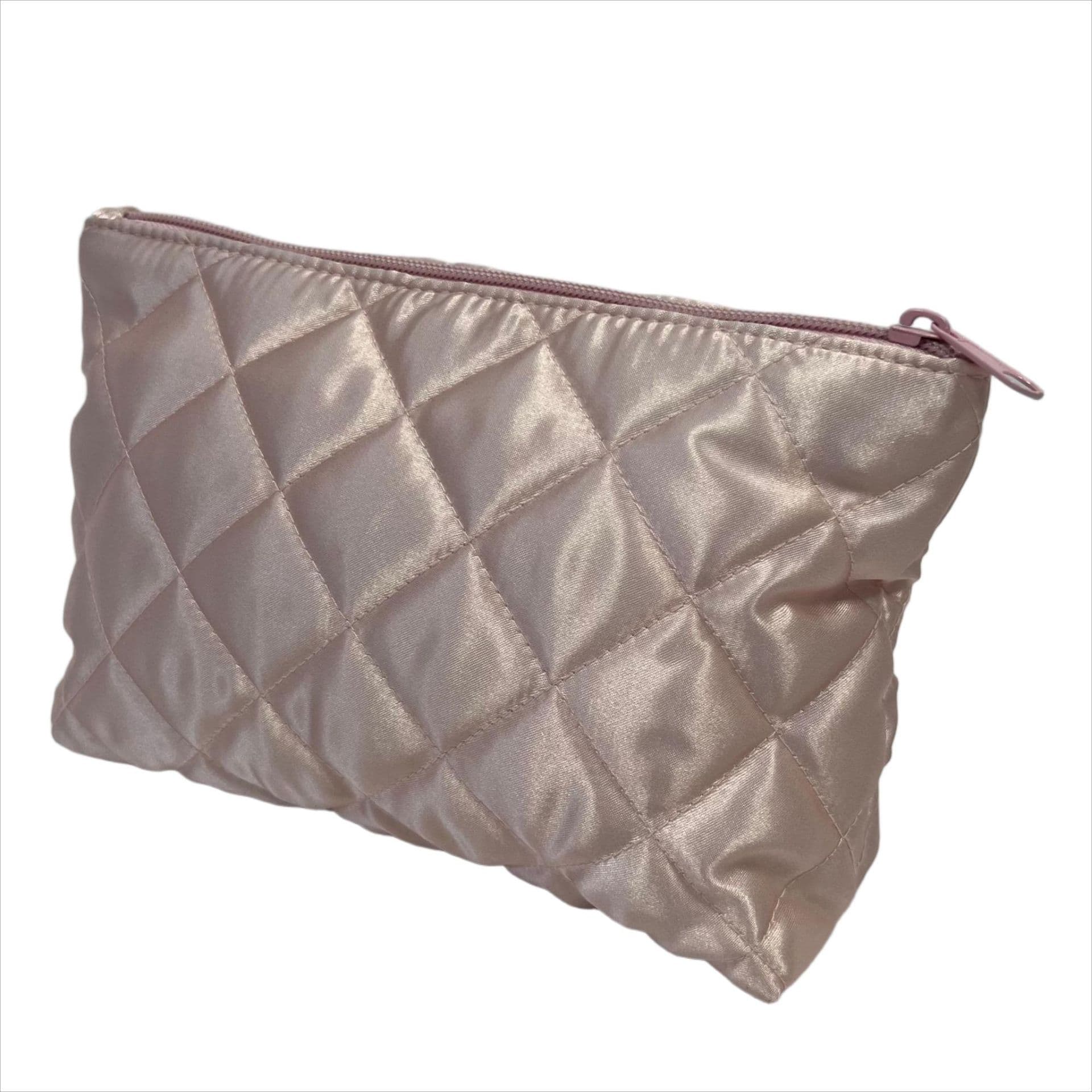 Custom Cross-Border Quilted Wristlet Clutch, Quilted Makeup Bag Waterproof Cosmetics Organizer Lipstick Case Diamond Quilted Cotton