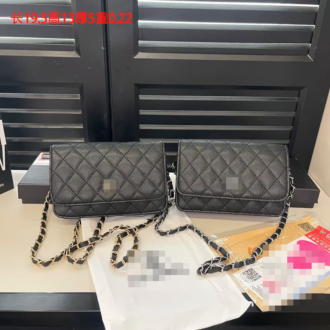 Shoulder Bag Underarm Crossbody Small Square Bag Women's Handbag New Small Fragrance Style Classic Caviar Diamond Lattice Chain Tote