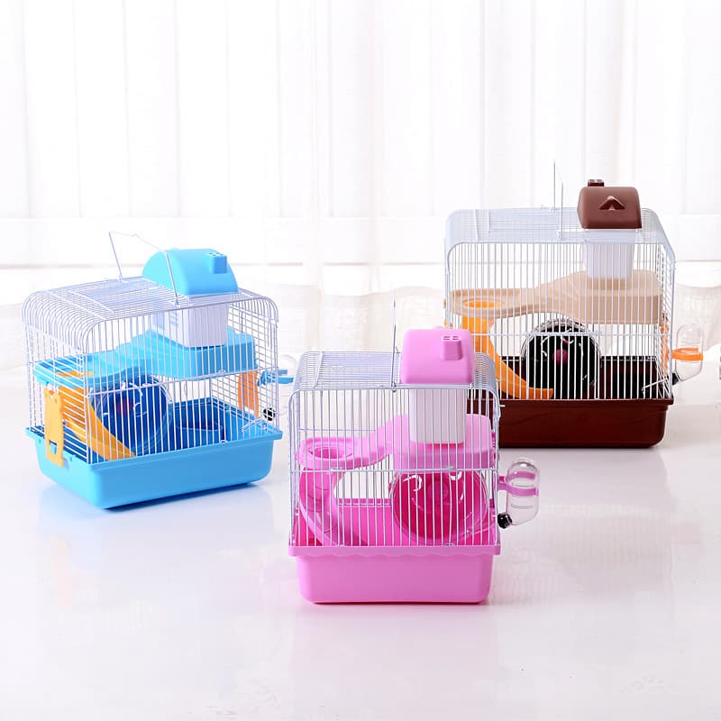 Manufacturer Wholesale Hamster Cages, Small Castle Luxury Villa Cages, Double-Layer Hamster Nests, Wholesale Pet Cages