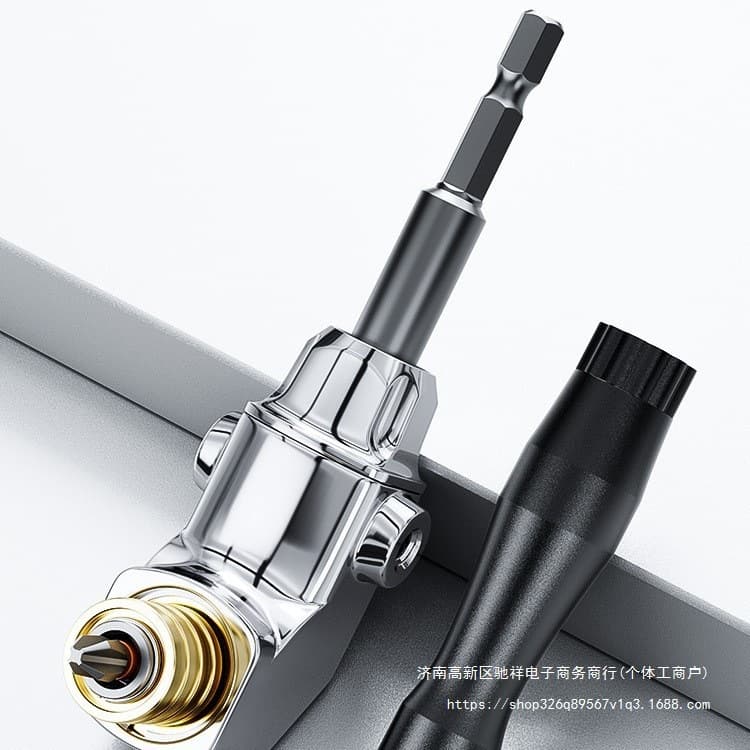 90-degree Universal Angle Bit Holder for Electric Screwdriver, Right Angle Adapter