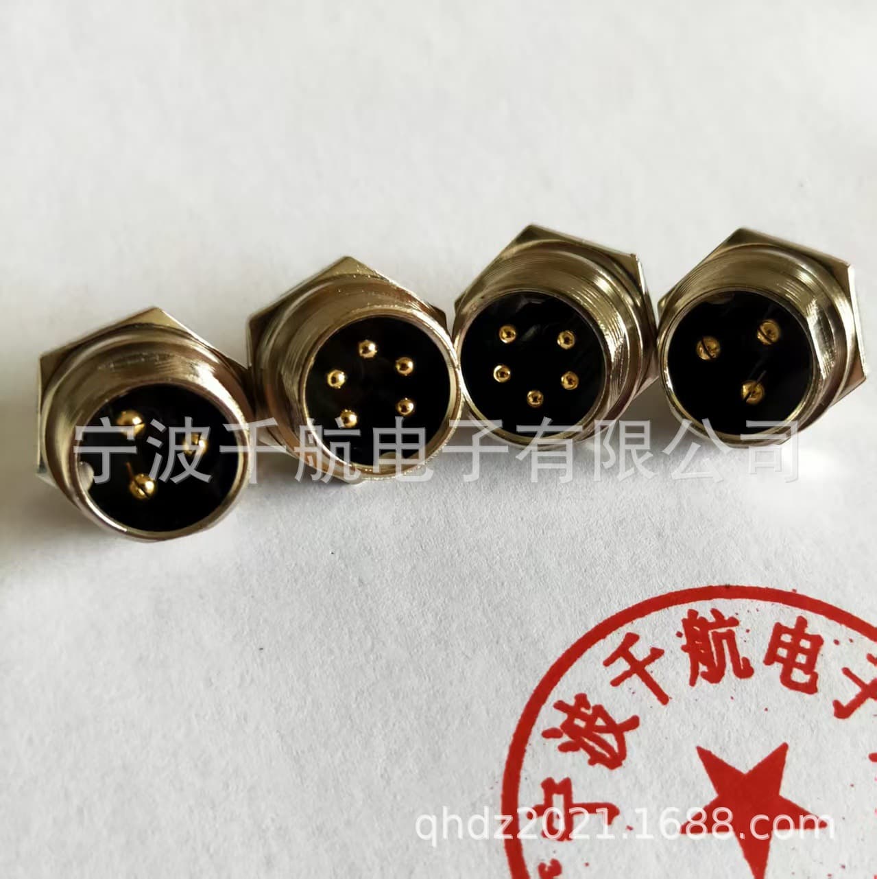 Aviation Plug Gold Plated GX16 Connector GX16 Aviation Socket M16-2/3/4/5/6/7/8 Pin