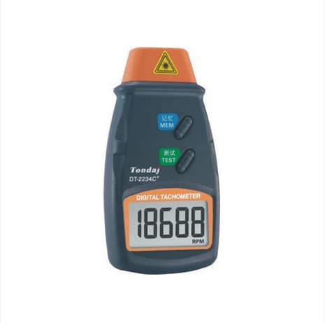 Jindatong motor tachometer DT-2234C+ digital laser tachometer, digital speedometer