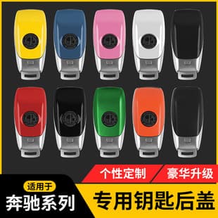 For Mercedes-Benz Key Shell E Class C Class GLC/G Class/GLE/GLS Black White AMG Apple Tree Rear Cover Modification Shell