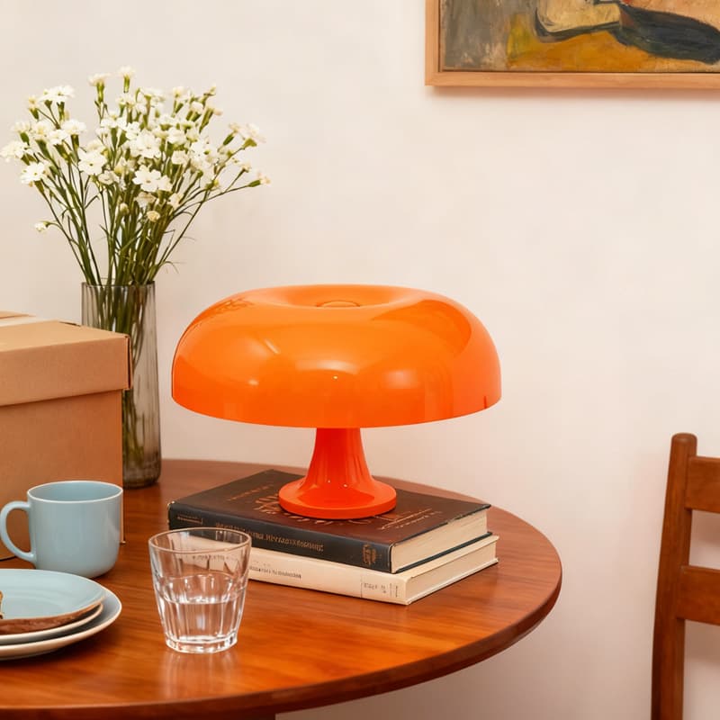 USB Light Bulb Cross-border Danish Mushroom Lamp Korean Ins Creative Designer Living Room Bedroom Bedside Decorative Table Lamp