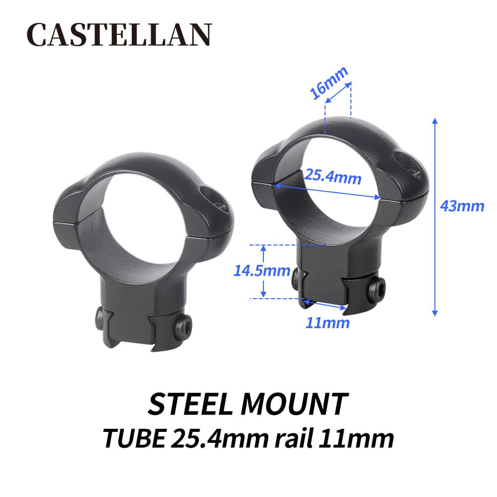 25.4mm steel scope tube clamp, sight tube clamp, steel tube clamp, 11mm clamp, laser sight clip, flashlight tube clamp