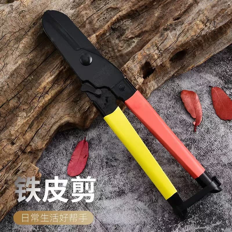 High-carbon steel sheet metal shears, industrial-grade German-style labor-saving decorative keel shears, integrated ceiling special shears.