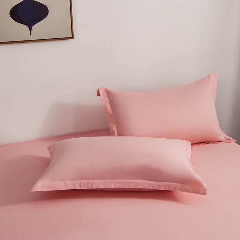 Factory Direct Sale All-Cotton Solid Color Pillowcase, Xinjiang Long-Staple Cotton High Count High Density Pillowcase, Hotel and Inn Wholesale