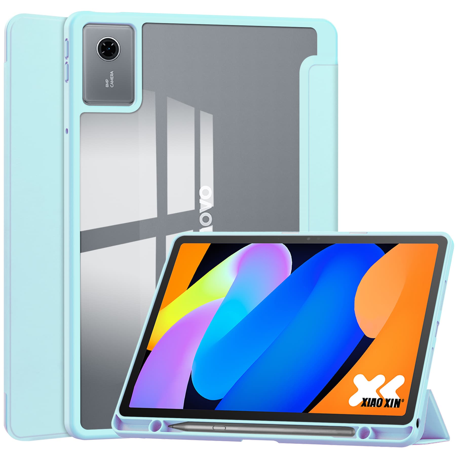 Suitable for Lenovo Idea Tab11 tablet protective cover TB336FU three-fold acrylic pen slot tablet case