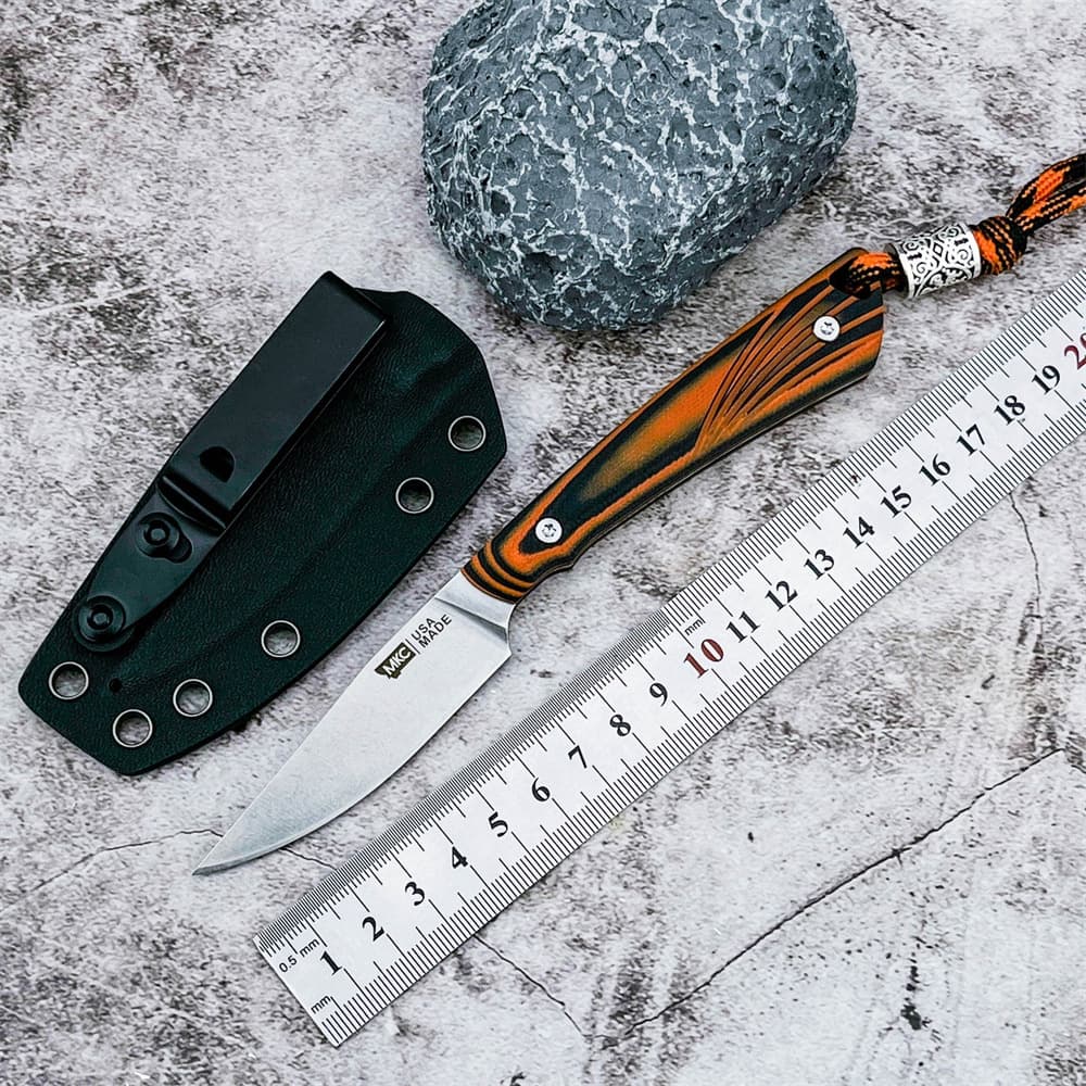 New Cross-Border MKC Freeze Hunter Outdoor Knife Wilderness Survival Knife Camping Fishing Portable Mini Fixed Blade Knife