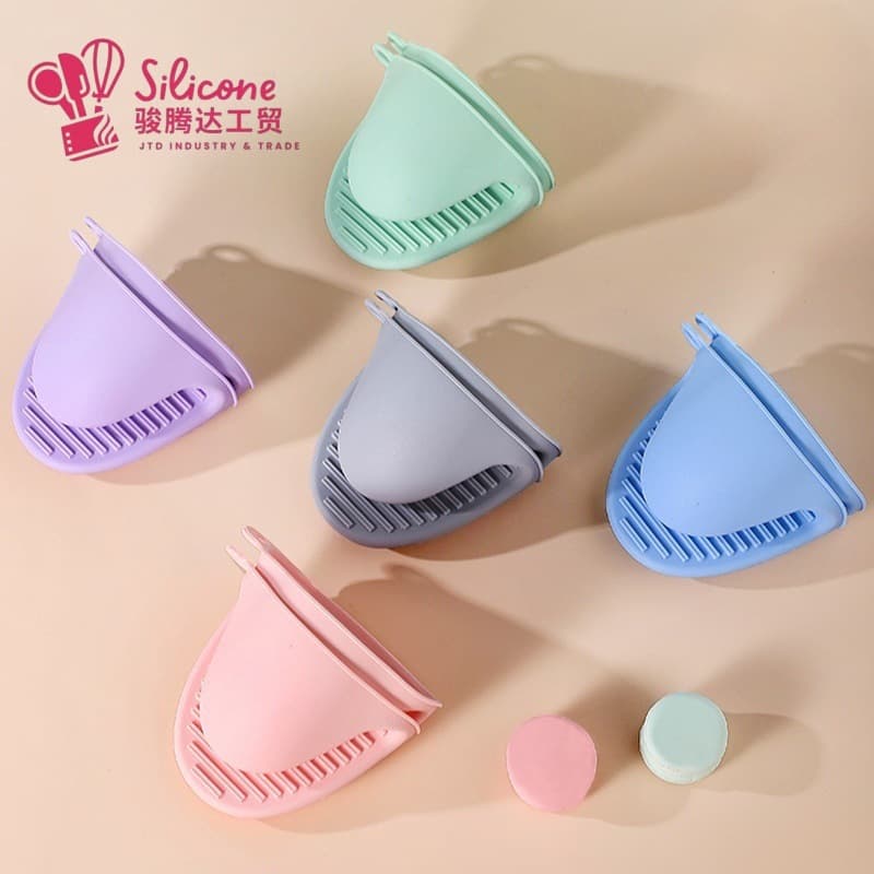 Silicone Heat-Resistant Oven Mitts for Baking, Thickened Non-Slip Gloves