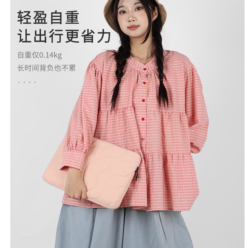 Laptop Sleeve Inner Bag Underarm Briefcase Notebook Computer Bag Tablet Organizer 14-Inch Handheld