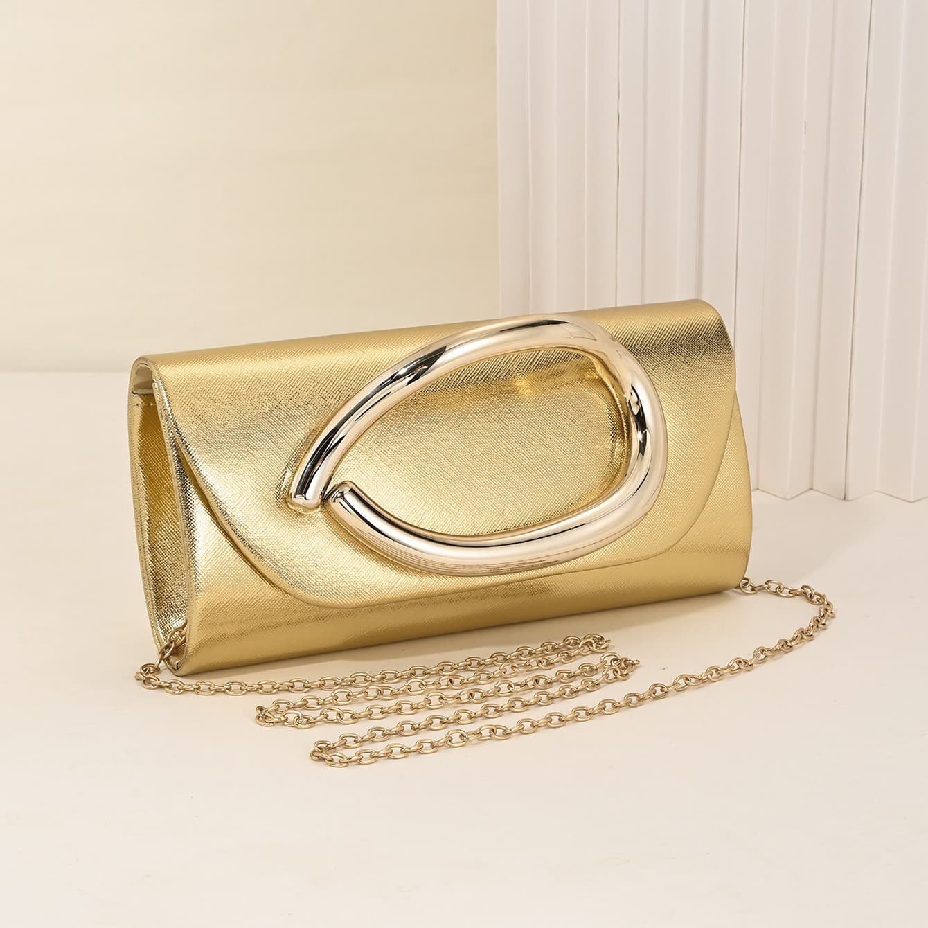 Cross-border European and American Light Luxury Clutch Small Square Bag for Women Summer Niche Trendy Classic Versatile Chain Shoulder Crossbody Bag