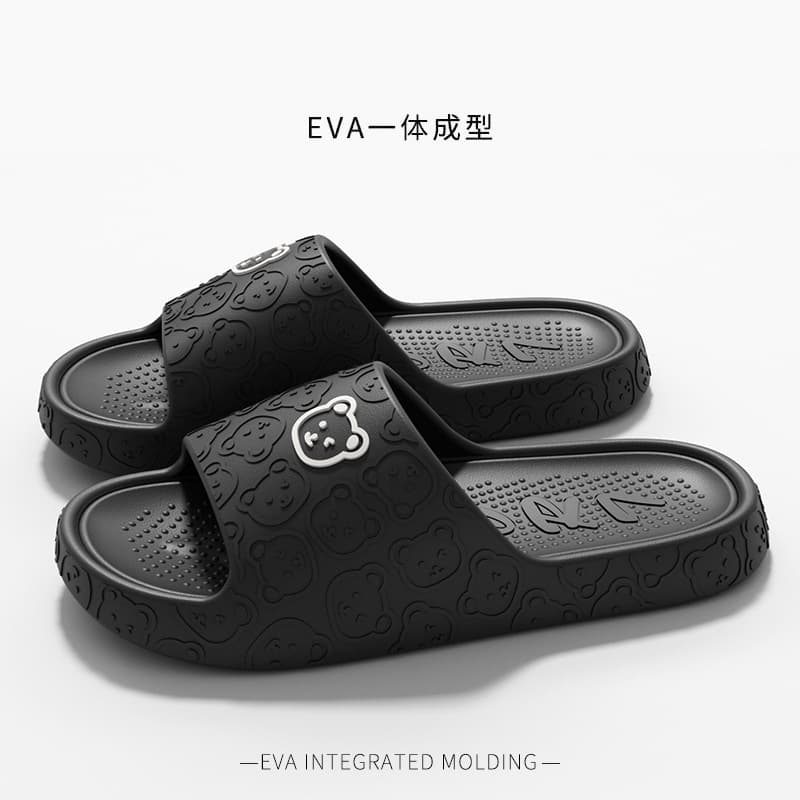 EVA Manufacturer Summer Cool Slippers, Men and Women Home Hotel Bathroom Anti-Slip Wear-Resistant Couple Thick Sole Wholesale Slippers
