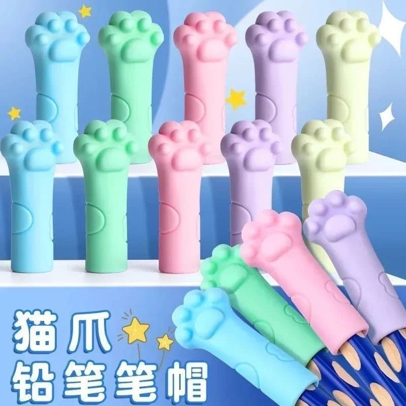 Pencil Cap Transparent Pencil Tip Protector, Durable, for Primary School Children