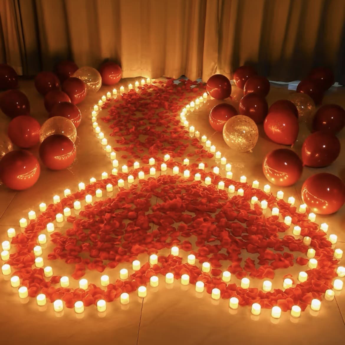 LED Electronic Candle Light Romantic Proposal Creative Decoration Birthday Scene Proposal Decoration Valentine's Day Confession