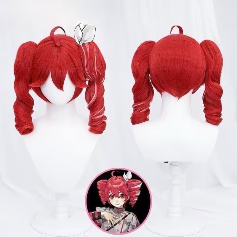 Si Yue Future Hypnosis Accent MV Miku Hatsune Cos Wig Tiger Mouth Clip Twin Tails Cosplay Wig