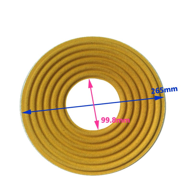 1 Speaker Driver Brown Spider Damper Positioning Piece 265x99.8mm Factory Price Supply