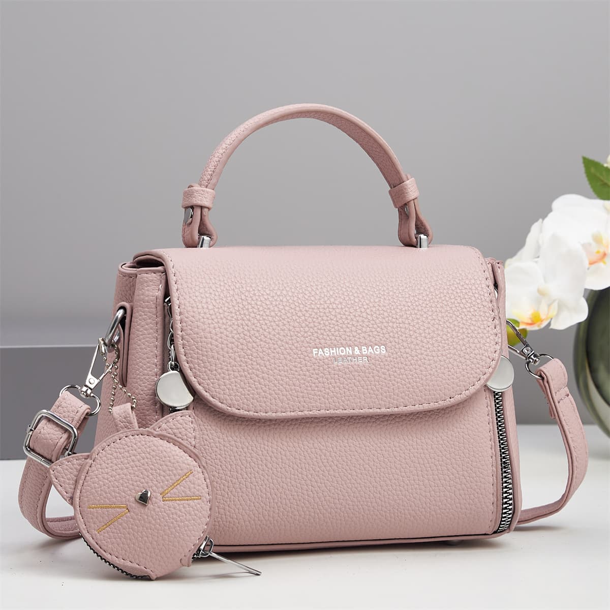 Middle-aged majestic mother bag versatile shoulder crossbody bag 2024 summer new fashion handbag popular ladies bag