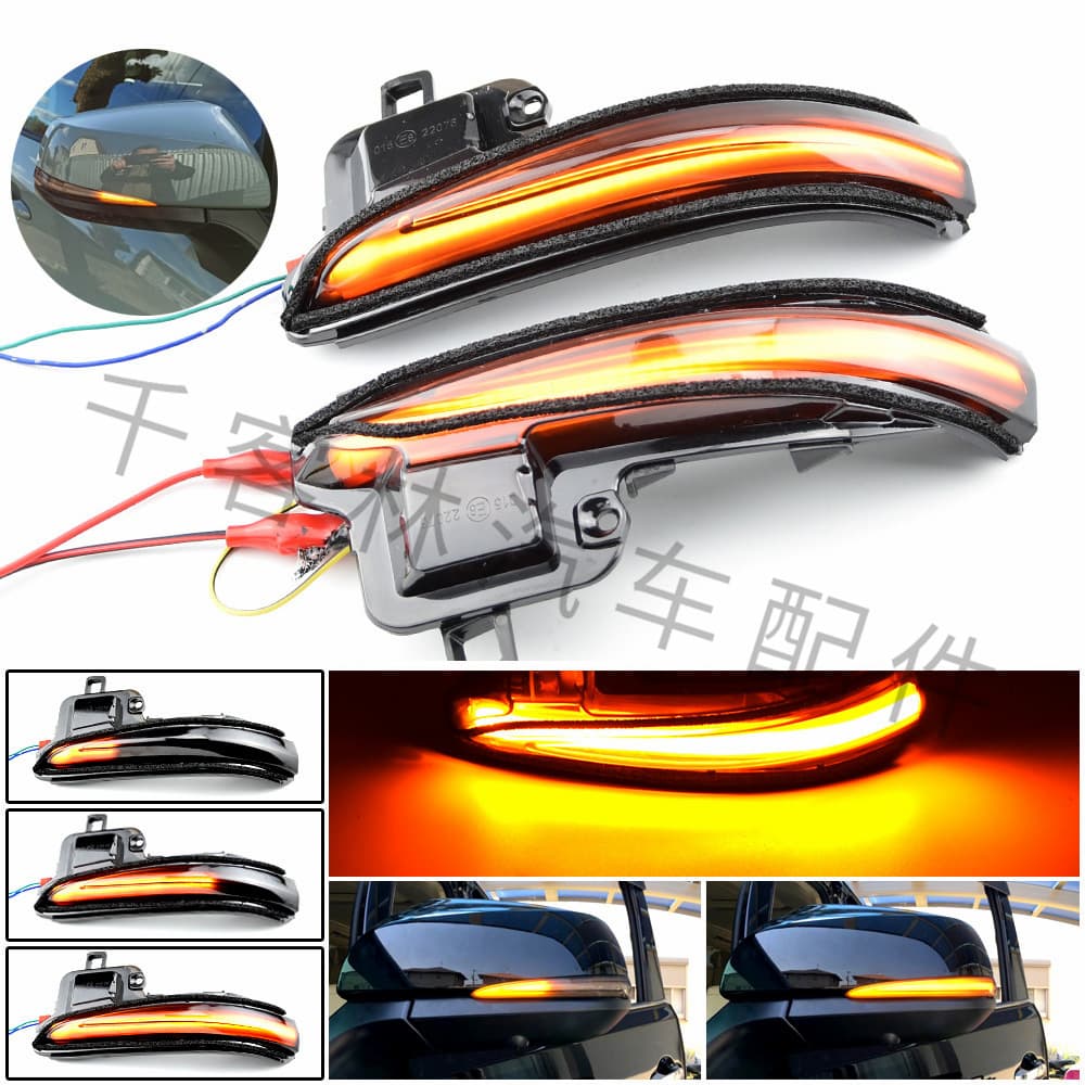For Toyota RAV4 XA50, Wildlander, Highlander, Tacoma Rearview Mirror Sequential Turn Signal Light