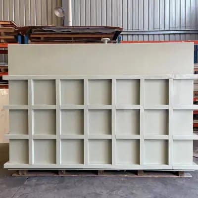 Qinghai Xining PP Water Tank Processing, Welded PP Water Tank, Aquaculture Fish Pond Plastic Sink, Structurally Stable and Safe
