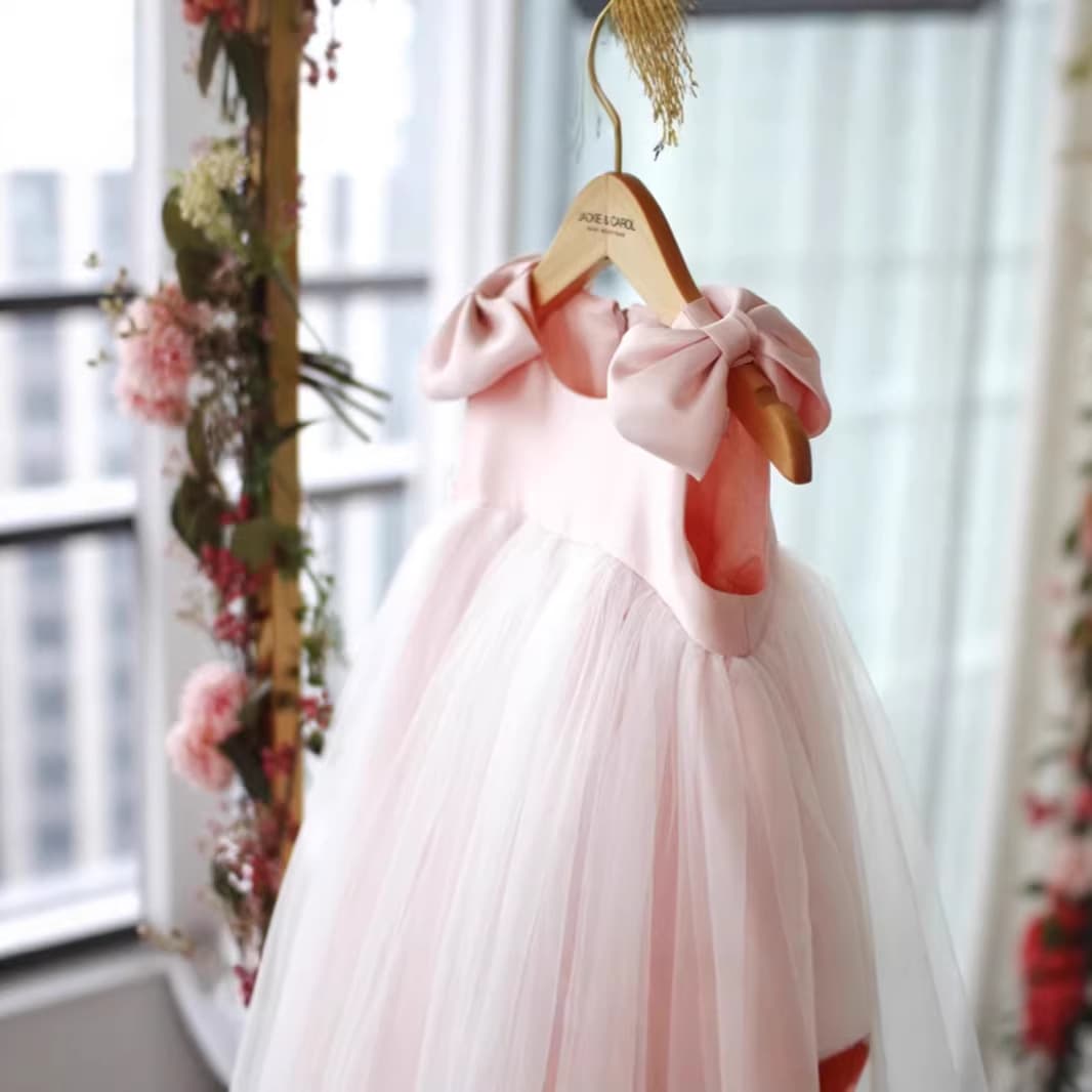 Children's High-End Formal Dress Flower Girl Wedding Birthday Baby Princess Dress Girl Cross-Border Wholesale