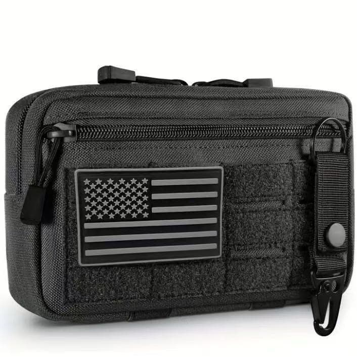 Beitu Outdoor Gear 3-Piece Laser Cut Storage Bag + National Standard + Keychain Accessory Kit Utility Tool Pouch