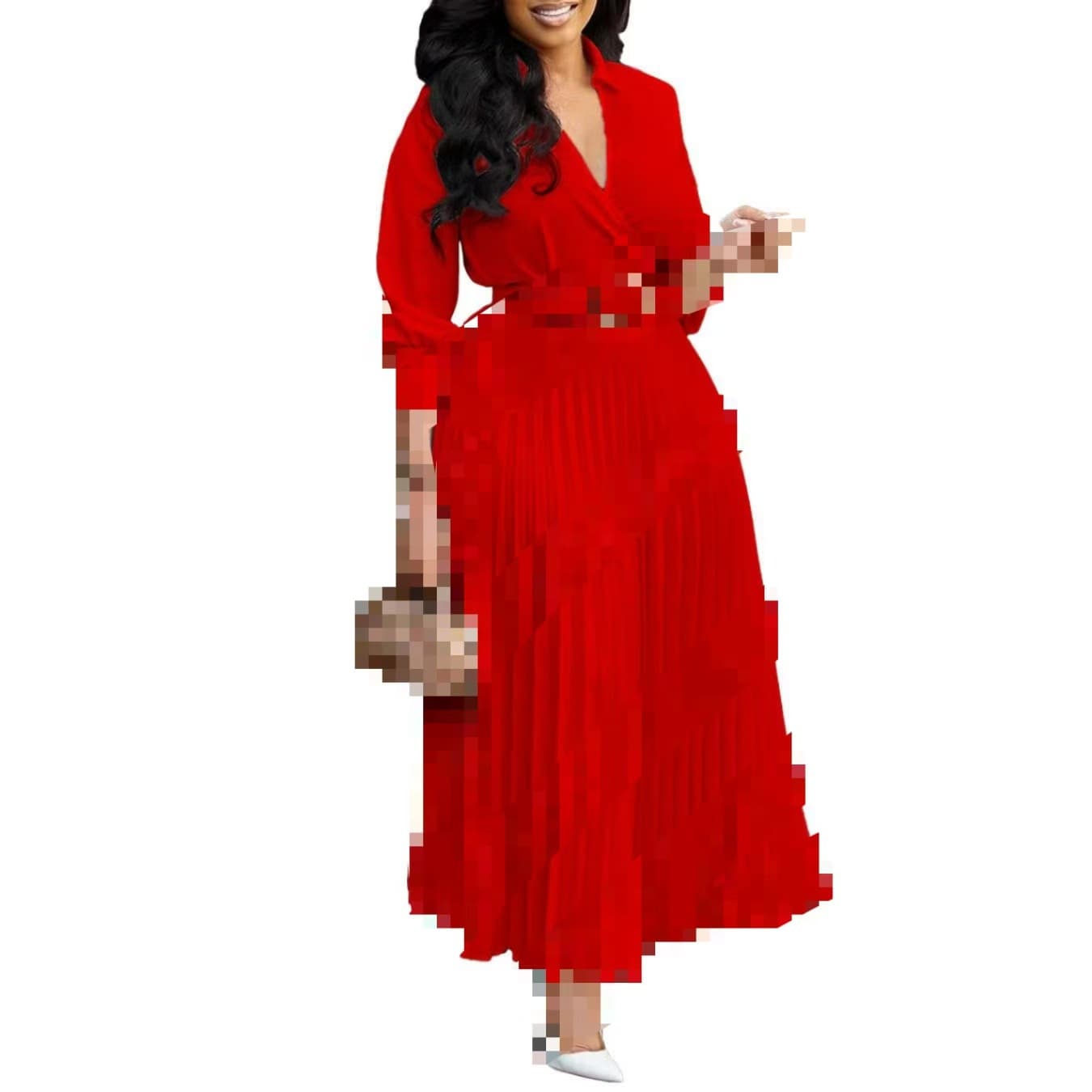 2323 Amazon ebay. Stand foreign trade 2024 spring new European and American clothing cross-border solid color large size cross-border connection