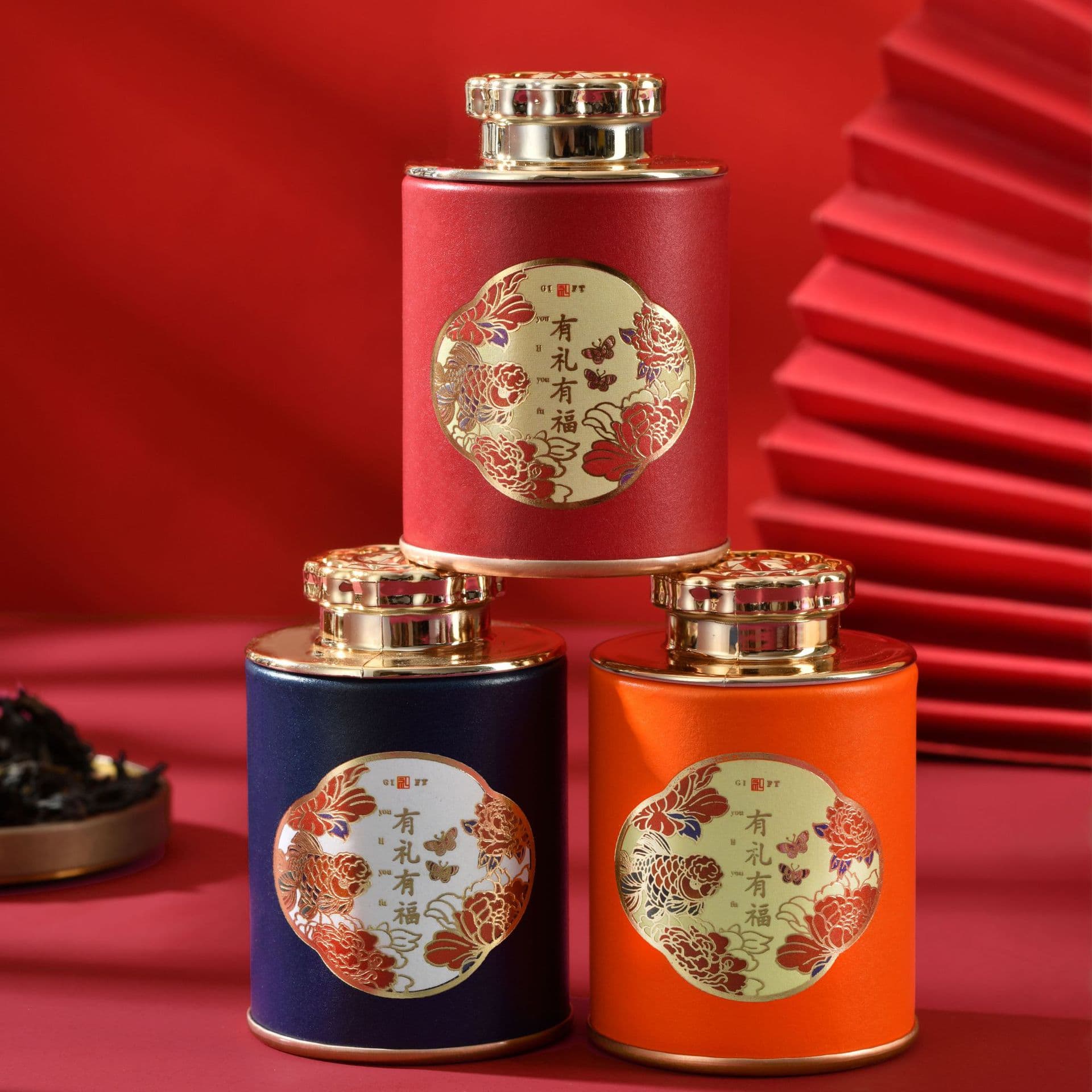 Hi Tea Small Tea Jar Dahongpao Tea Wedding Souvenir Wedding Return Gift for Bridesmaid High-end Interior Small Gift