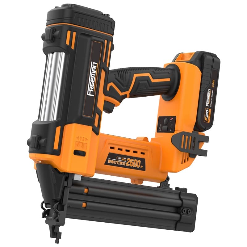 FREEMAN Lithium FST50 Headless Small Black Steel Nail Gun for Brick Walls and Woodworking Baseboards