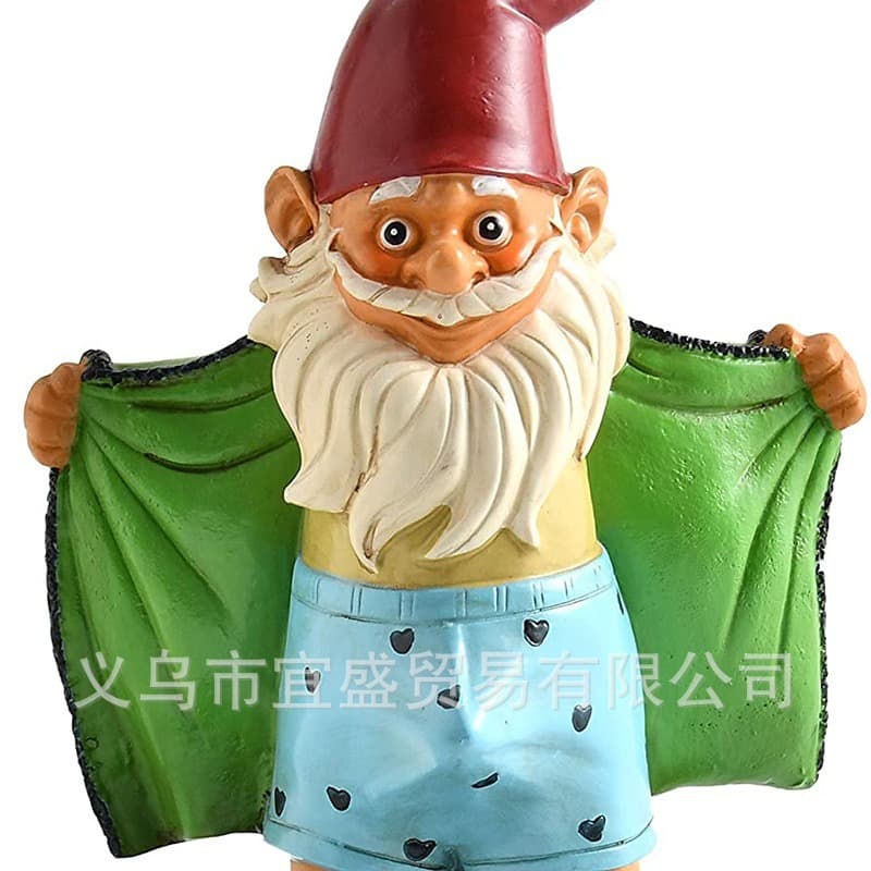 Cross-border Garden Decoration Gnome Resin Craft Garden Gnome Statue Garden Ornament