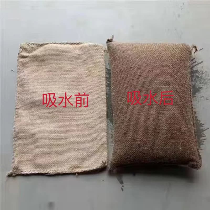 Jute water-absorbing expansion bags, specialized emergency flood control expansion jute bags 40*60 for property flood prevention.