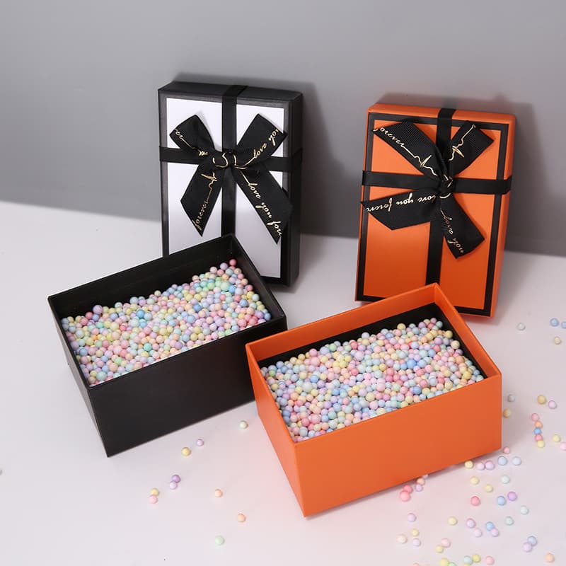 Black Orange Gift Box Empty Box Gift Packaging Box Souvenir Gift Box Birthday Gift Box Creative Gift Box Packaging