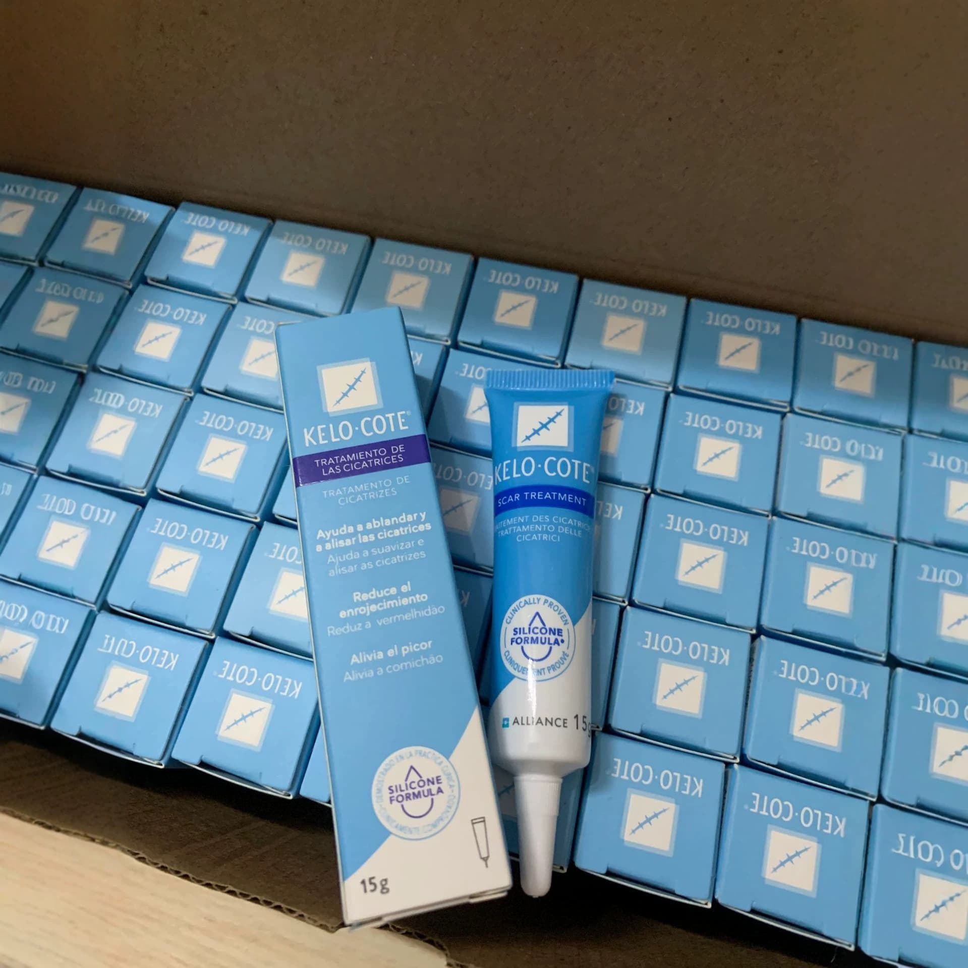 New US Version Full English High Quality Batch 608 Oily Scar Silicone Gel 15g Scar Cross-border
