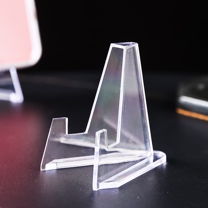 Small Round Box Triangle Display Stand for Coin Collection Commemorative Medals Office Culture/Memorial Coin Display Rack