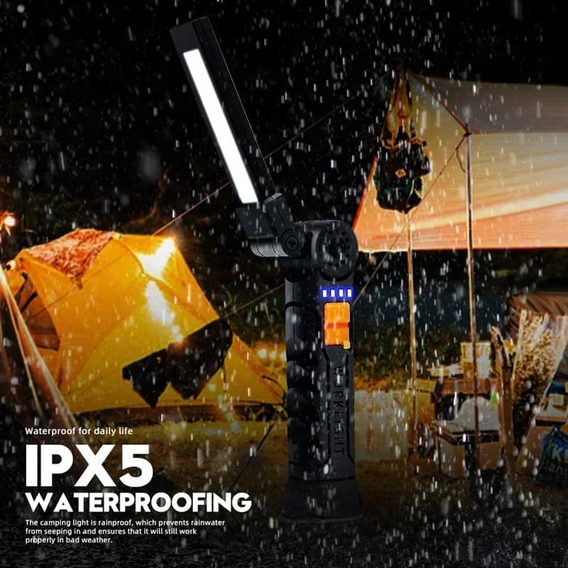 Cross-border multifunctional folding work light 360° rotation adjustment SMD outdoor emergency maintenance work light