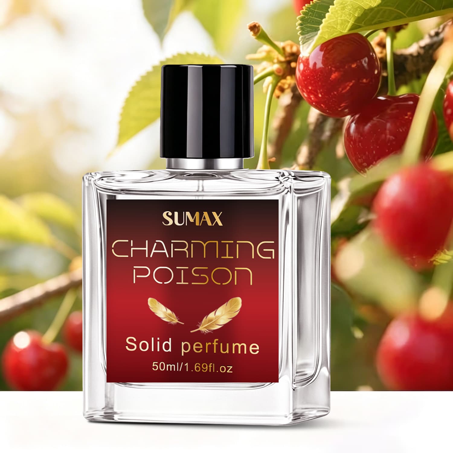 Sumax Cross-Border Export Specializes in English-Packaged 50ml White Perfume Bottles for Women with Oriental Floral Fragrance