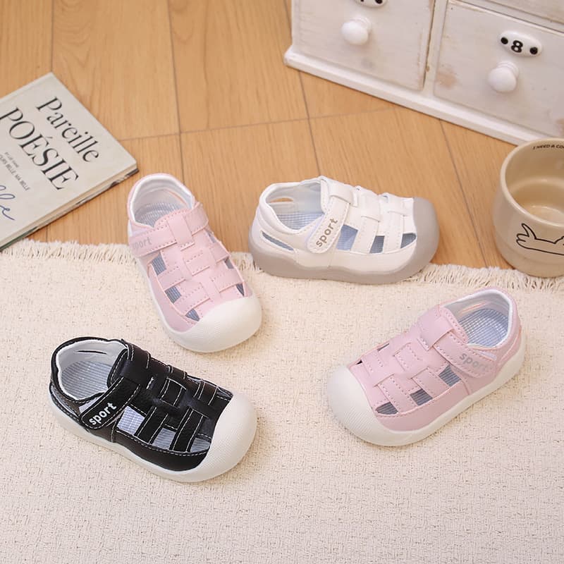 2026 Taranis Children's Summer Hollow Woven Sandals Rubber Anti-Slip Outsole Breathable Walking Function Shoes