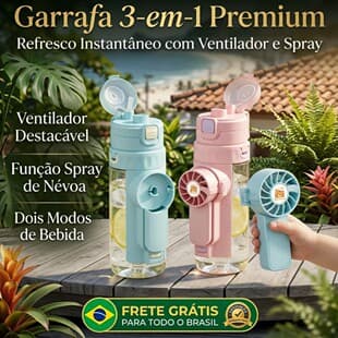 2026 New Cross-Border Portable Spray Misting Fan Water Bottle Cup for School Children Students Multifunctional Water Bottle