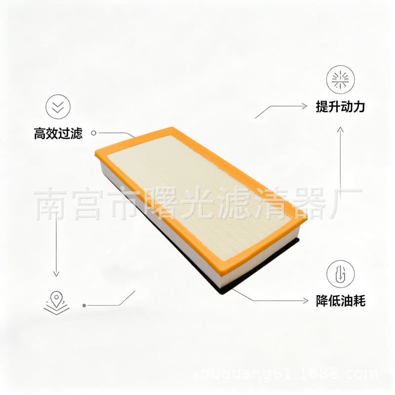 7P0129620A Compatible with Audi Q7 4L Air Filter, Volkswagen Touareg 7P Air Filter Element, High Dust Holding Capacity