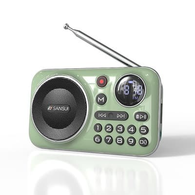 F21 Bluetooth USB Radio MP3 Player Portable Speaker for Seniors