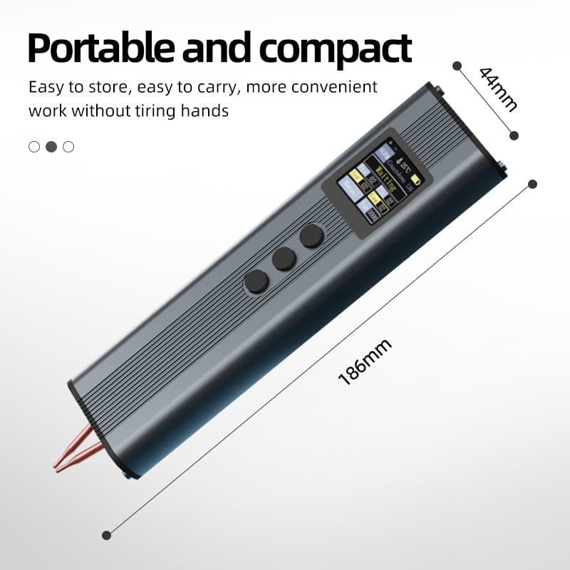 Portable spot welding machine professional handheld small 18650 mobile phone lithium battery nickel chip welding head battery spot welding