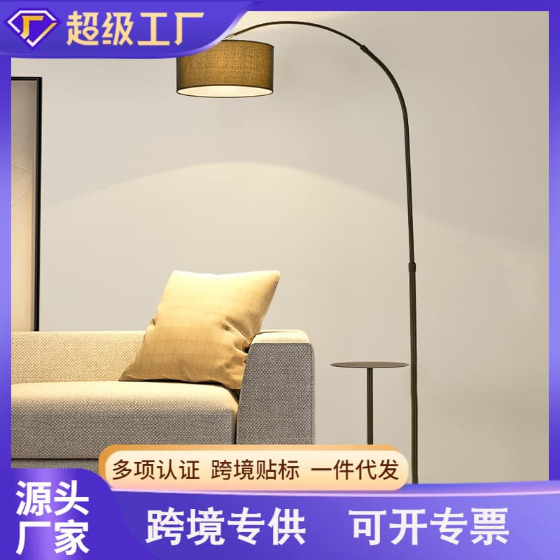 Fishing Floor Lamp for Living Room Sofa, Bedroom, Dining Room, Study, Simple Modern Internet-Famous Ins Style Nordic Coffee Table Lamp