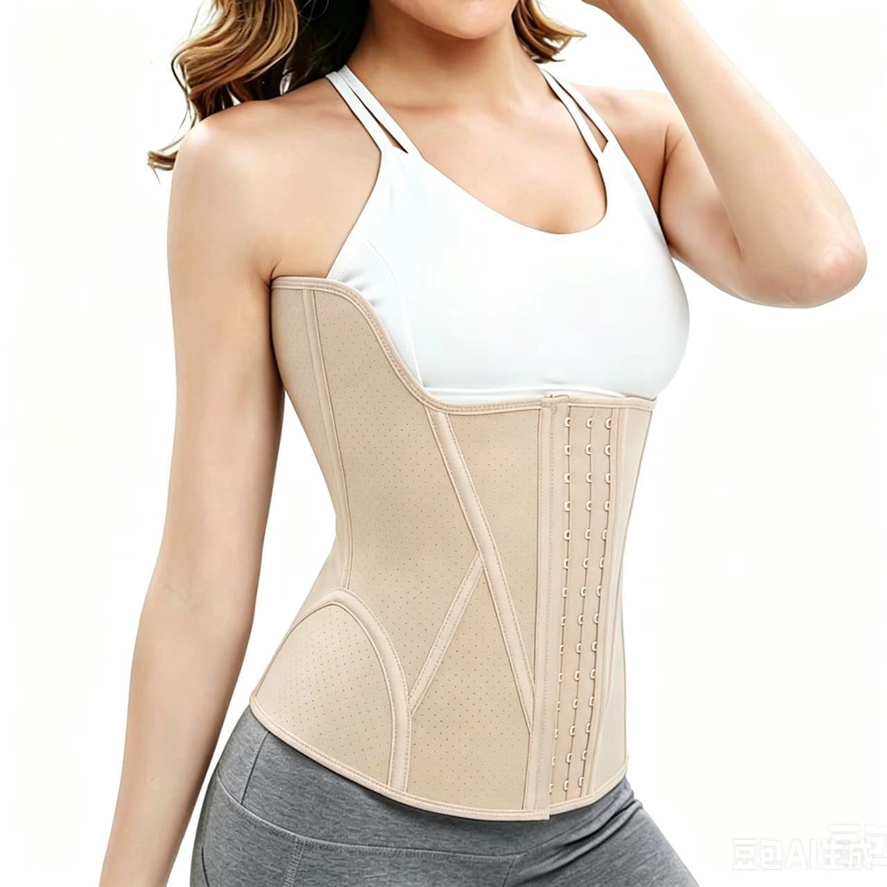 Cross-border Sweat Girdle Fitness Waist Trainer Postpartum Powerful Abdominal Belt Hourglass Shaping Belt