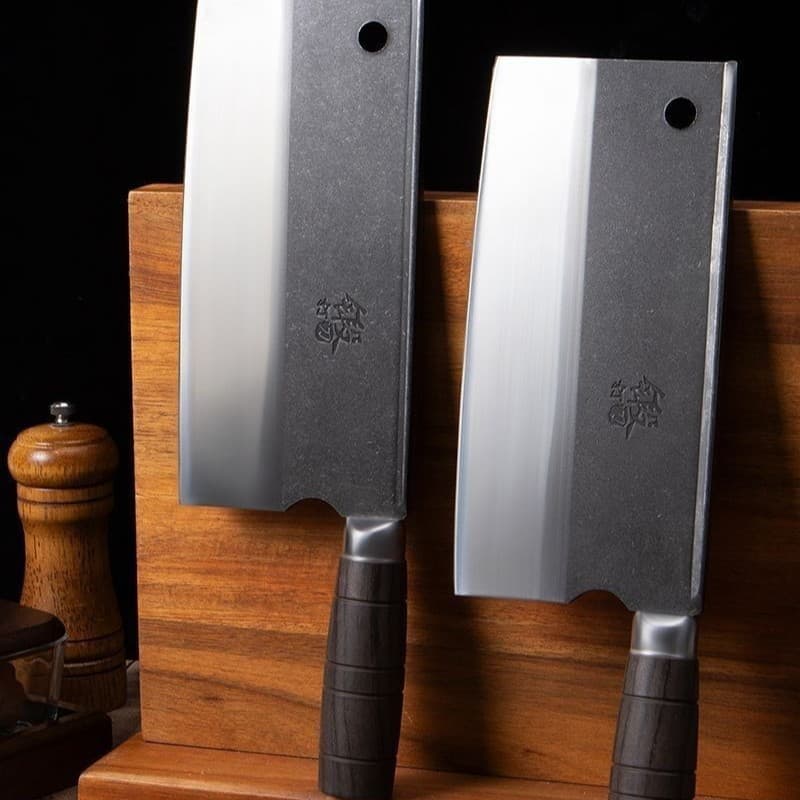 Bearing Steel Forged Handmade Kitchen Knife, Commercial Dual-Purpose Chopping and Slicing, Sharp Traditional Chef's Thick Roast Meat Knife