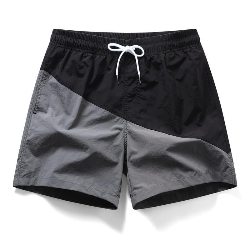 Cross-border Wholesale New 2024 Men's Beach Shorts Casual Ice Silk Swim Trunks Surfing Shorts Beach Swimwear